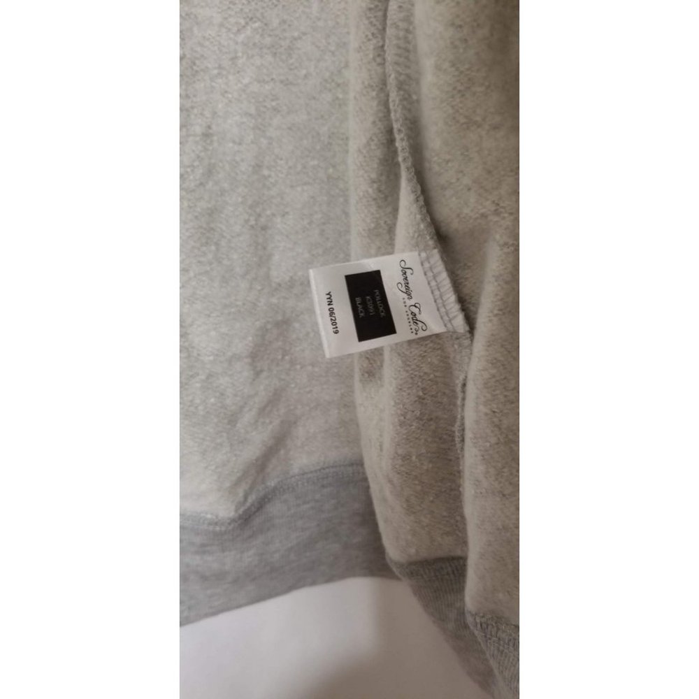 Mens Gray Hoodie Zip Front Hooded Sweatshirt New - Picture 9 of 11